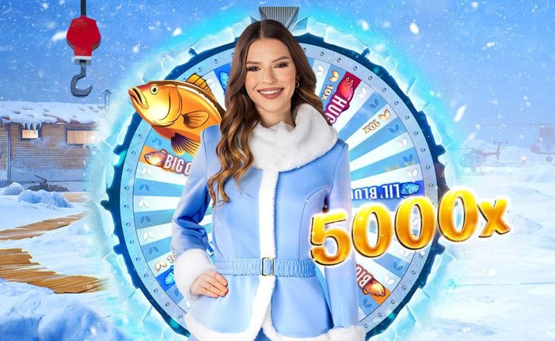 Ice fishing game online, ice fishing live casino